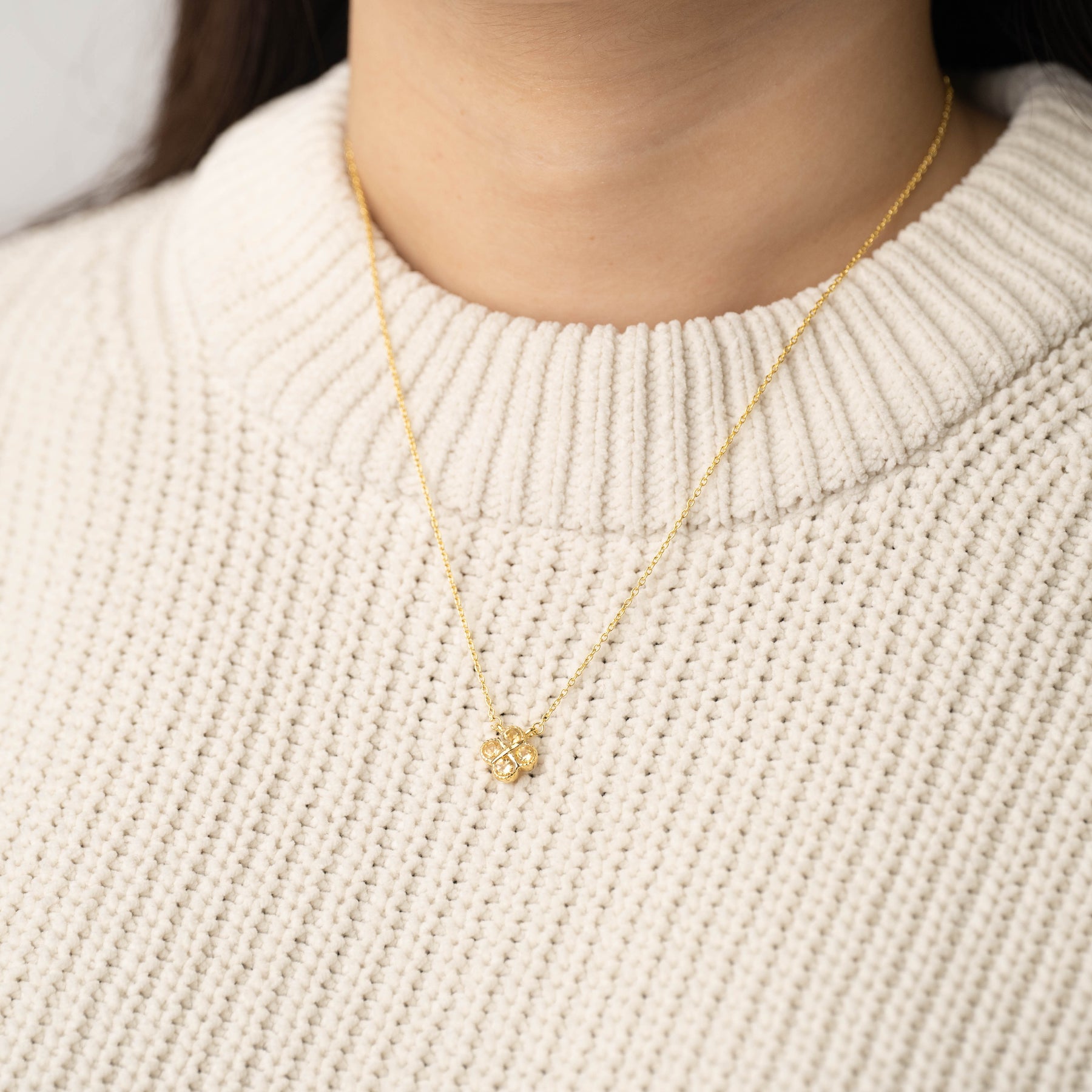 【シトリン】BSCTN-Birthstone Necklace Collection -Citrine-11月