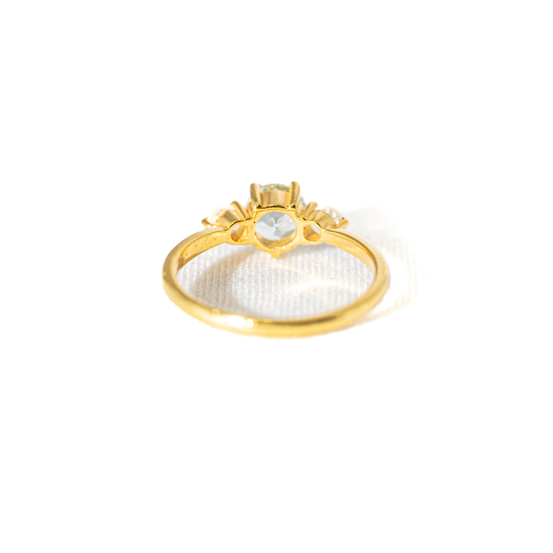 【ブルートパーズ×クリスタル】DSIB-Design Ring Collection -Ice Bloom