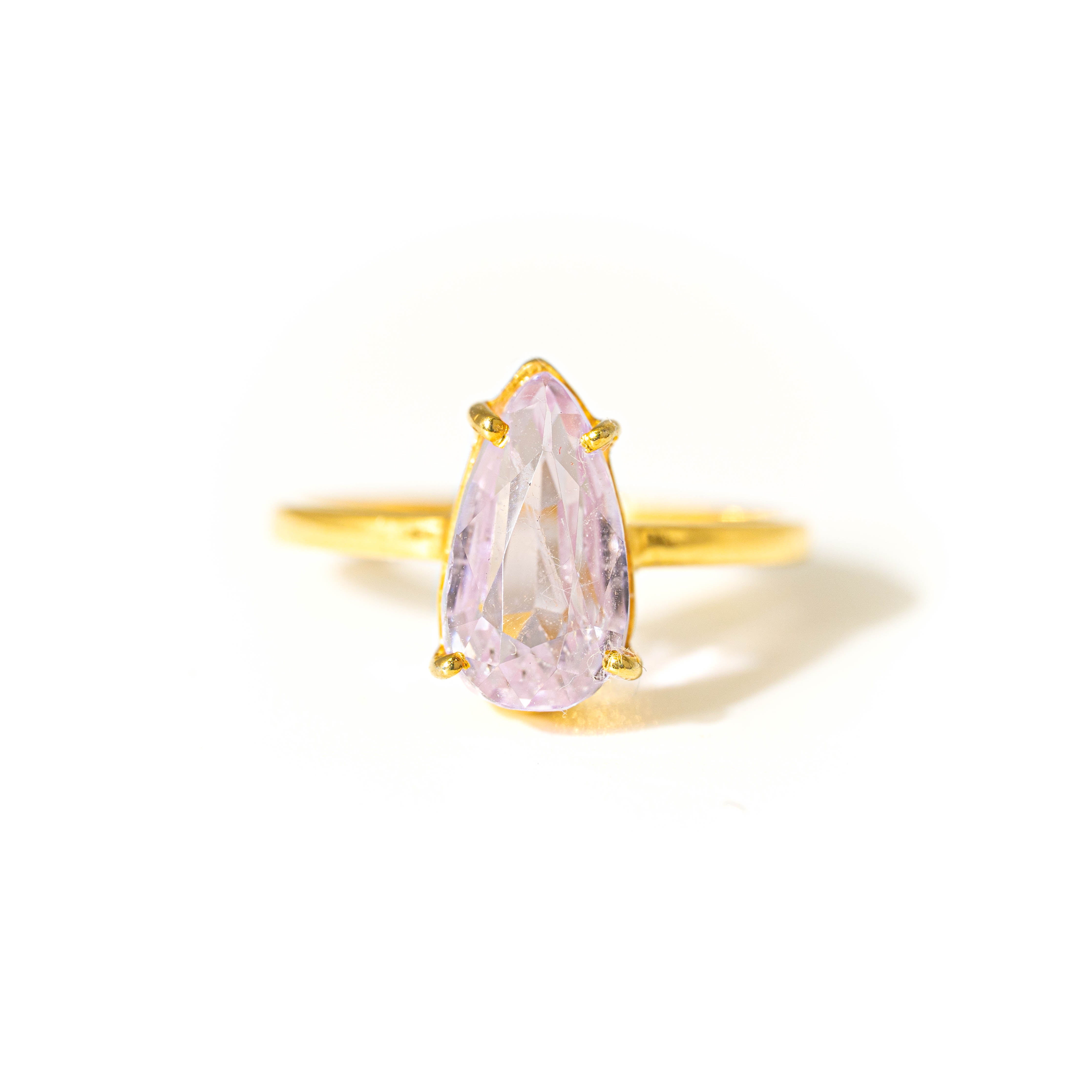 クンツァイト　81g クンツァイト(宝石名クンツァイト)アフガニスタン産 3.90ct 識別