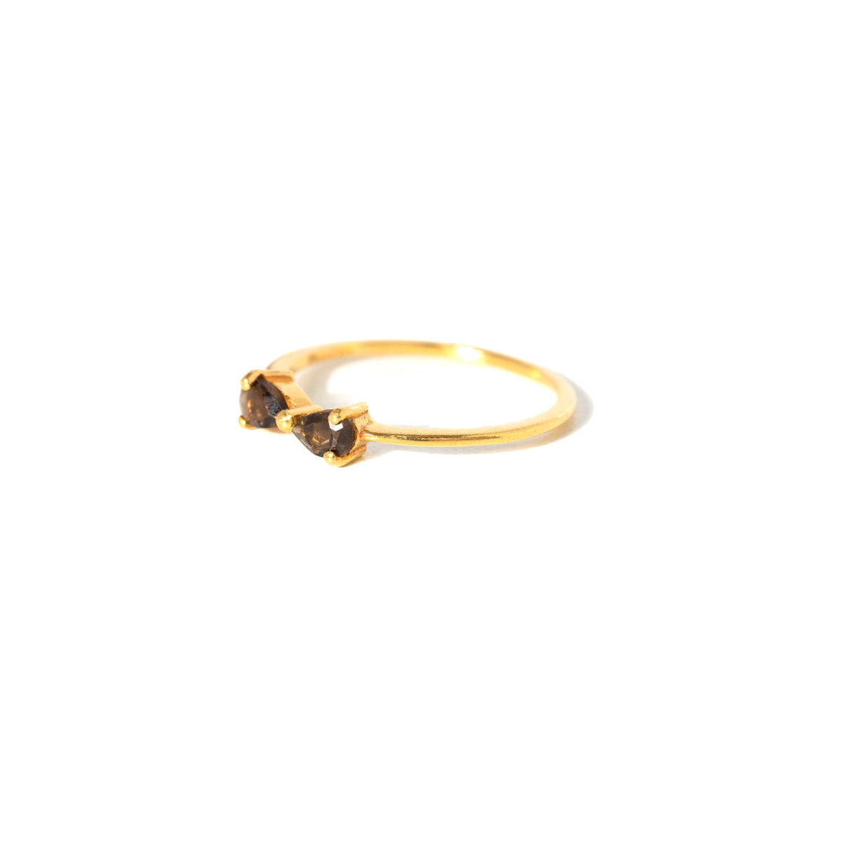 【スモーキークォーツ】DSPR-Design Ring Collection -Pure Ribbon