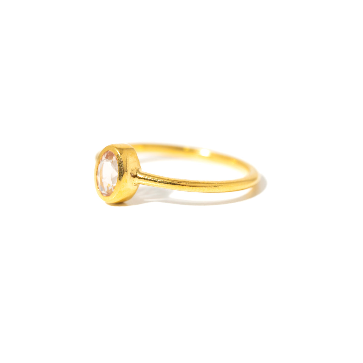 【モルガナイト】#MGND-Faceted Ring-Vertical