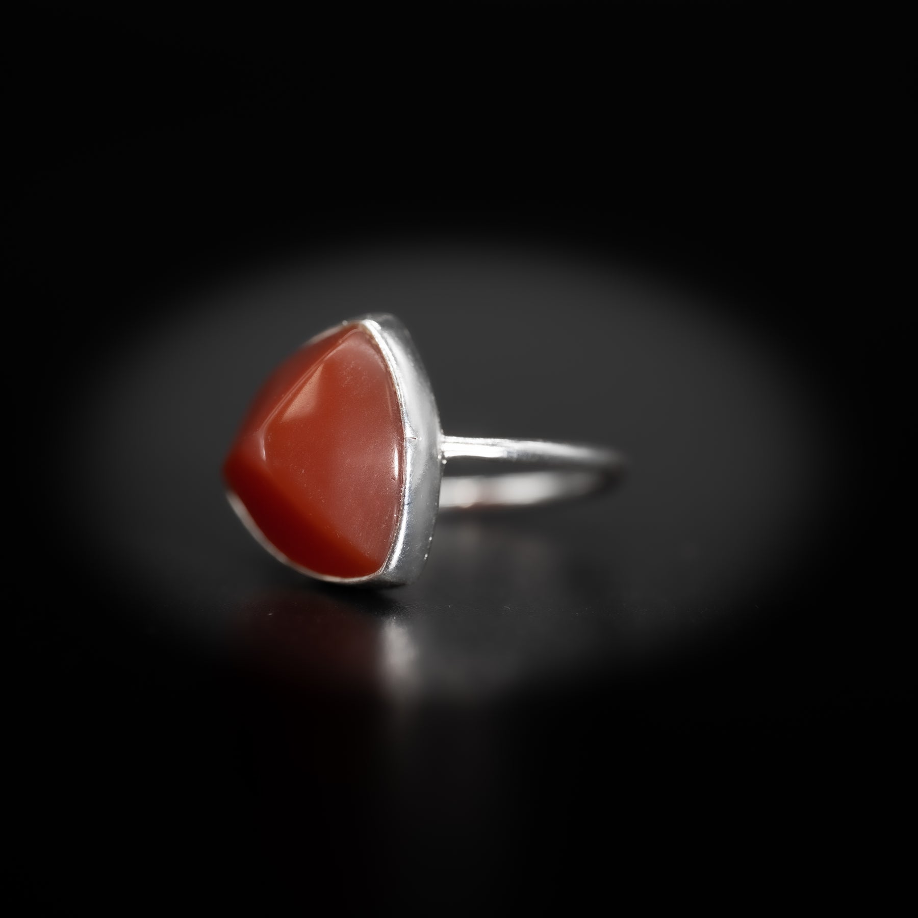 【カーネリアン】TRLCNS2-Trilliant Ring