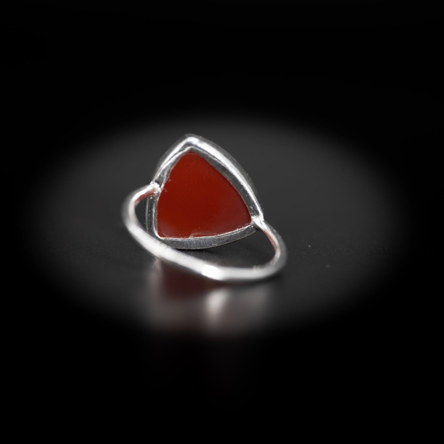 【カーネリアン】TRLCNS2-Trilliant Ring