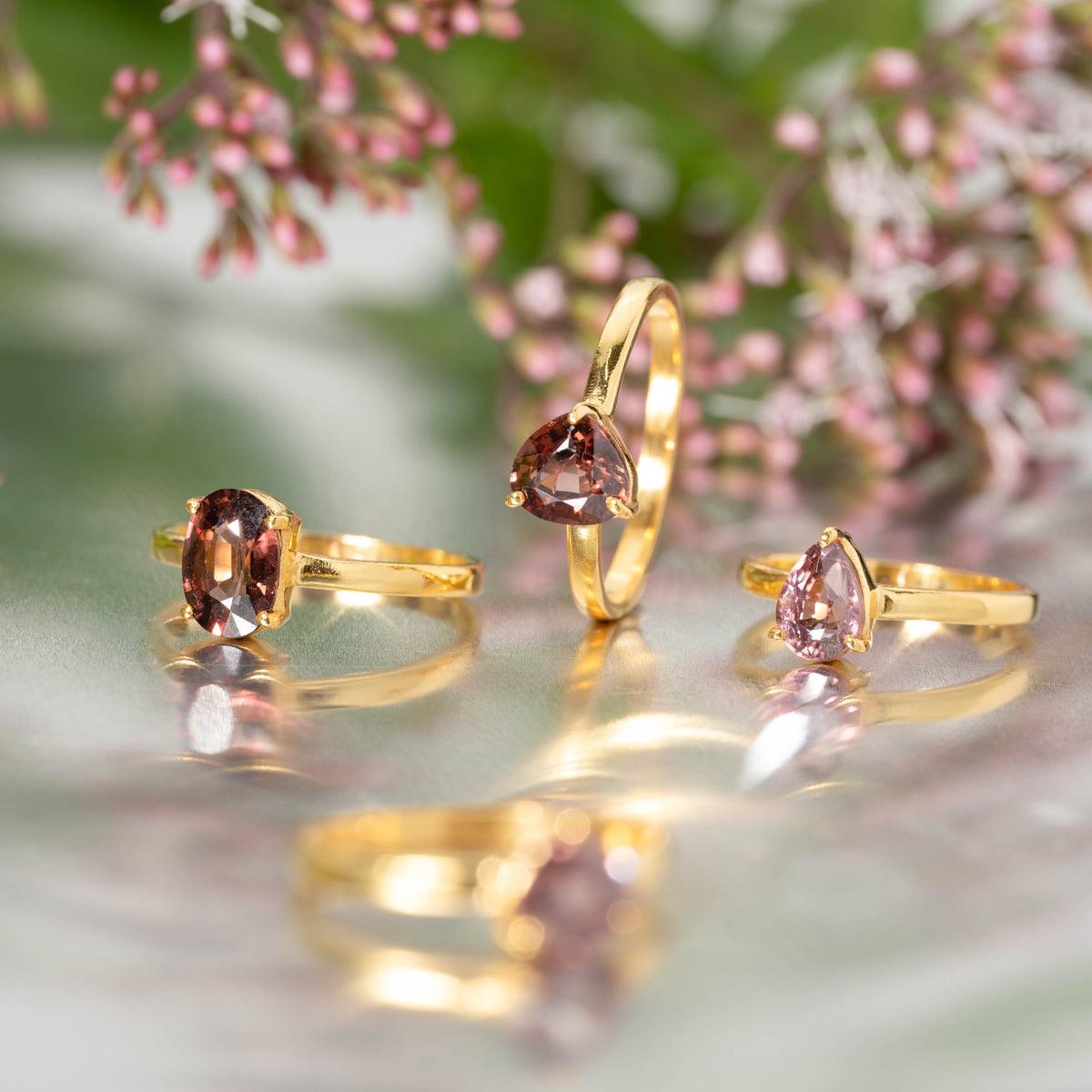 Phool ピンクジルコン　9号 Pink Zircon