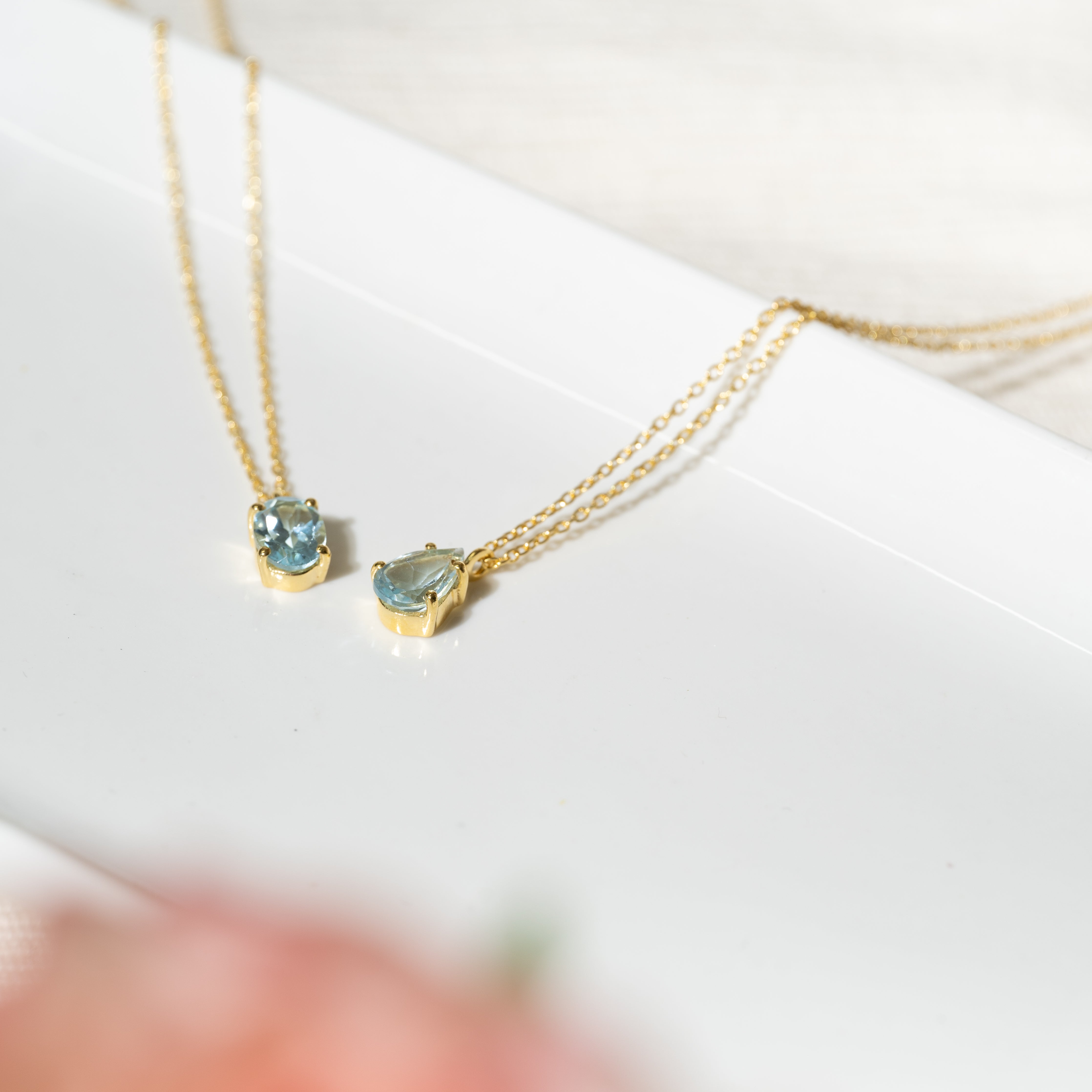 Blue Topaz Necklace