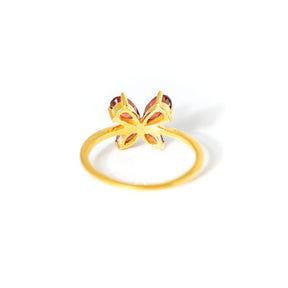 【ガーネット】DSPR-Design Ring Collection -Papillon Rouge