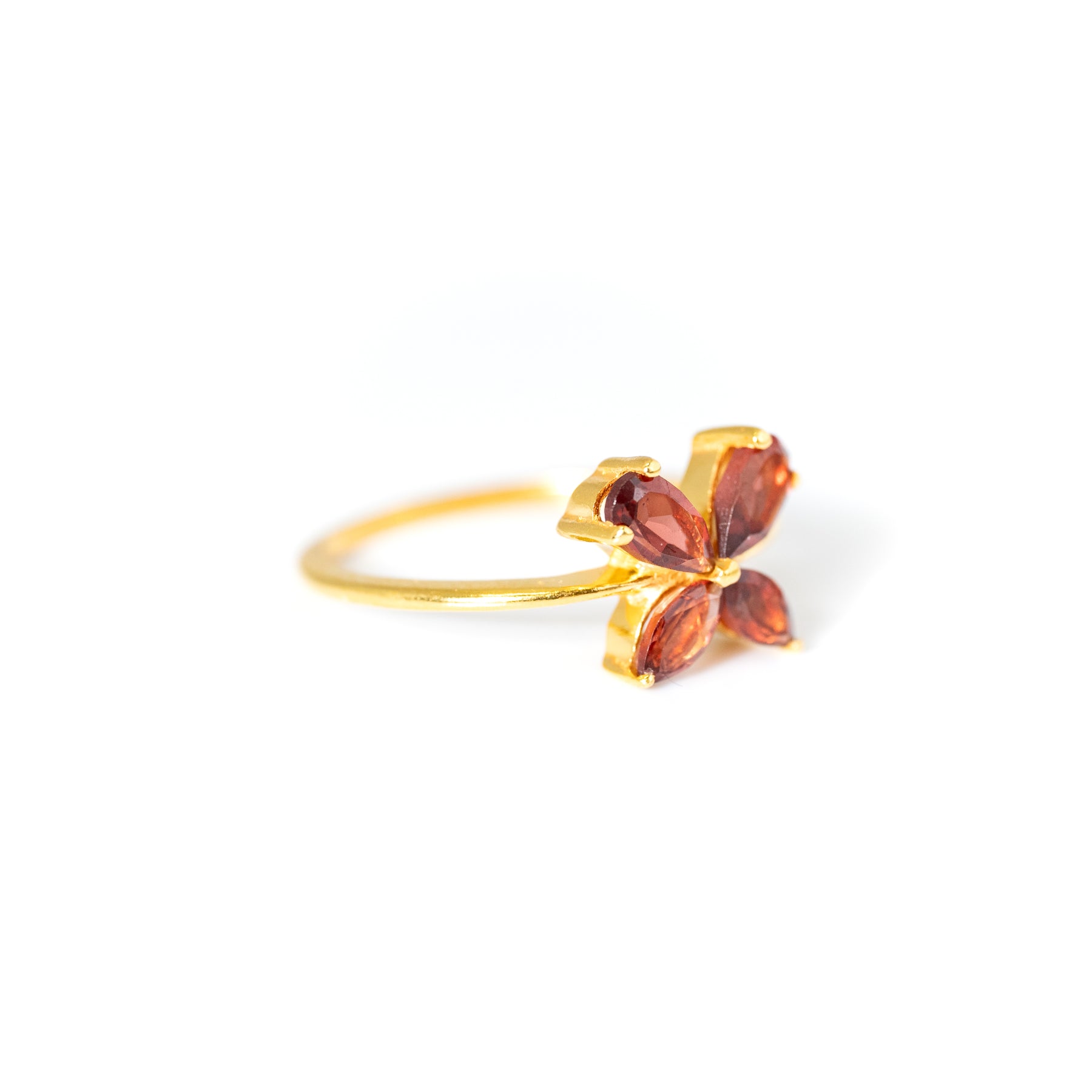 【ガーネット】DSPR-Design Ring Collection -Papillon Rouge