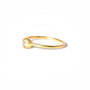 【モルガナイト】 #MGNF-Morganite Faceted Mini ring