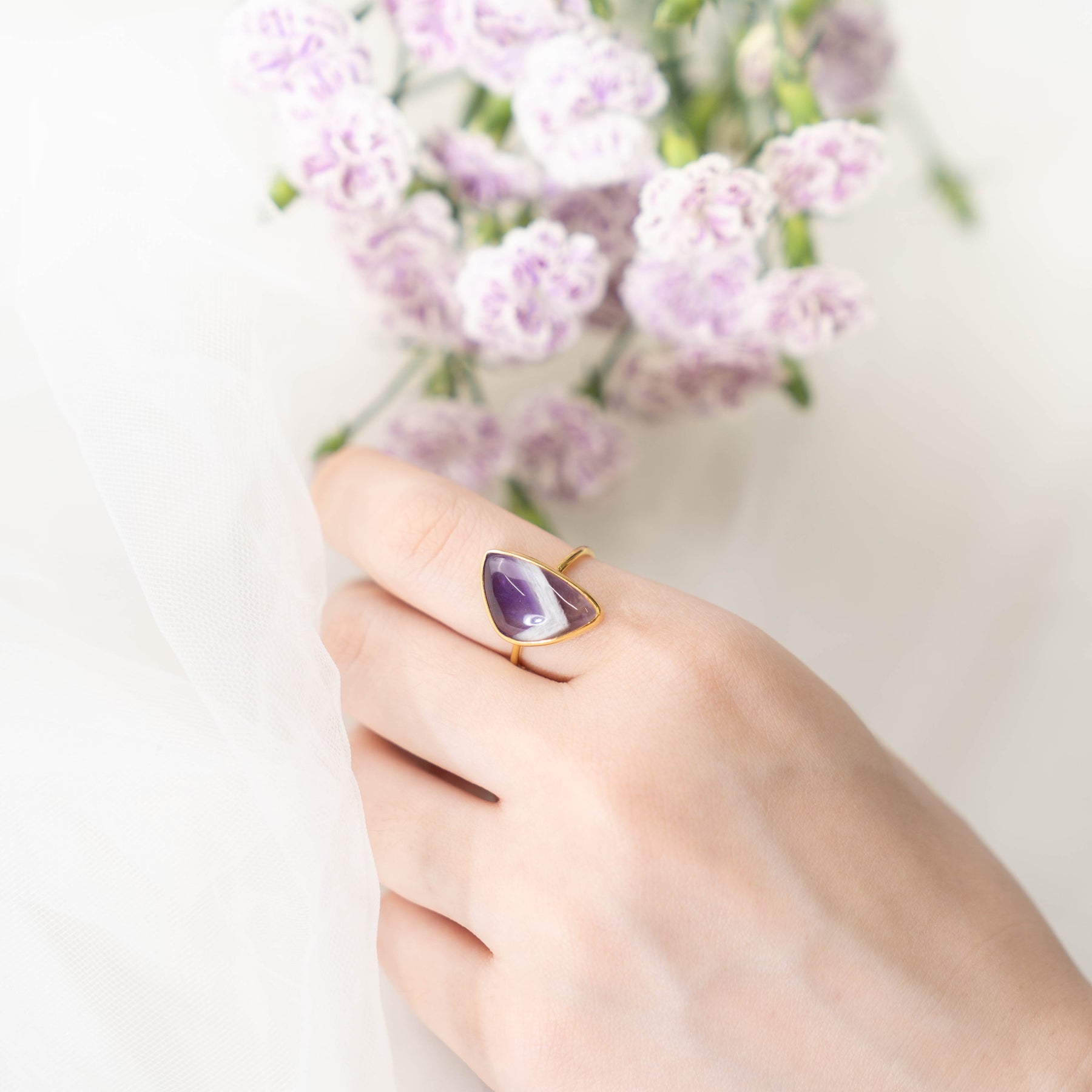 【シェブロンアメジスト】 18号 #CAMT-1802