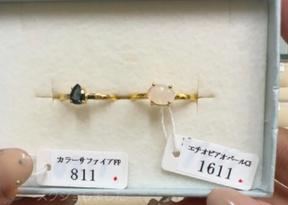 shiho381様_260806_エチオピアオパールそのまま＆カラーサファイア16号
