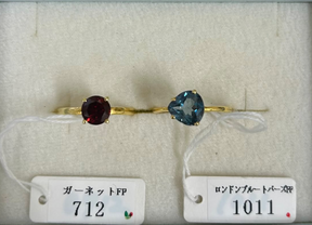 sen921157様_260908_ガーネット14号&ロンドンブルートパーズ12号