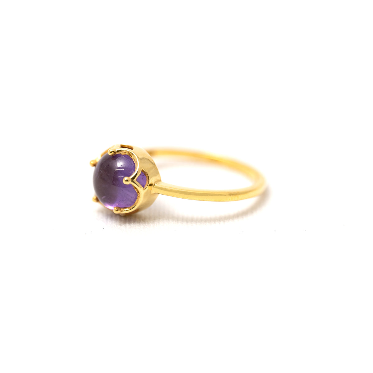 【アメジスト】FWAM-Flower Ring Collection -Amethyst