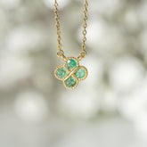 【エメラルド】BSELN-Birthstone Necklace Collection -Emerald-5月