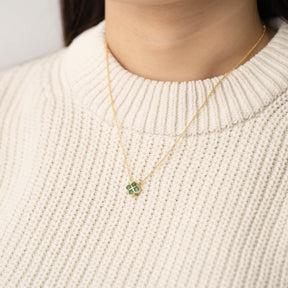 【エメラルド】BSELN-Birthstone Necklace Collection -Emerald-5月