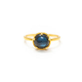 【ラブラドライト】FWLB-Flower Ring Collection - Labradorite