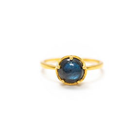 【ラブラドライト】FWLB-Flower Ring Collection - Labradorite