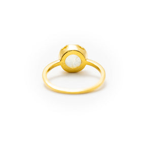 【プレナイト】FWPN-Flower Ring Collection - Prehnite
