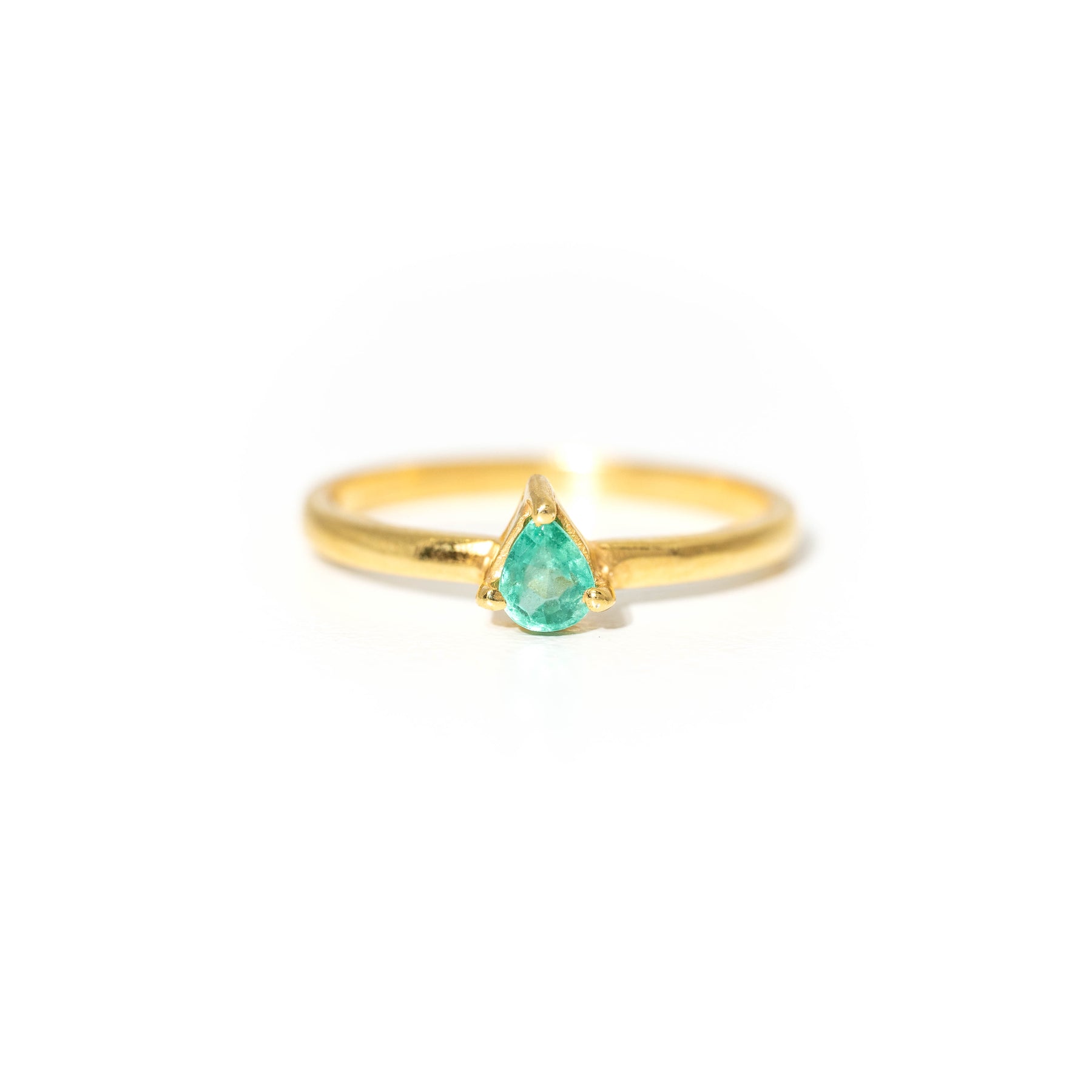 ⭐️エメラルドクォーツ 11号リング⭐️ Emerald エメラルド in クォーツ&ルビー リング / K10【1点限り