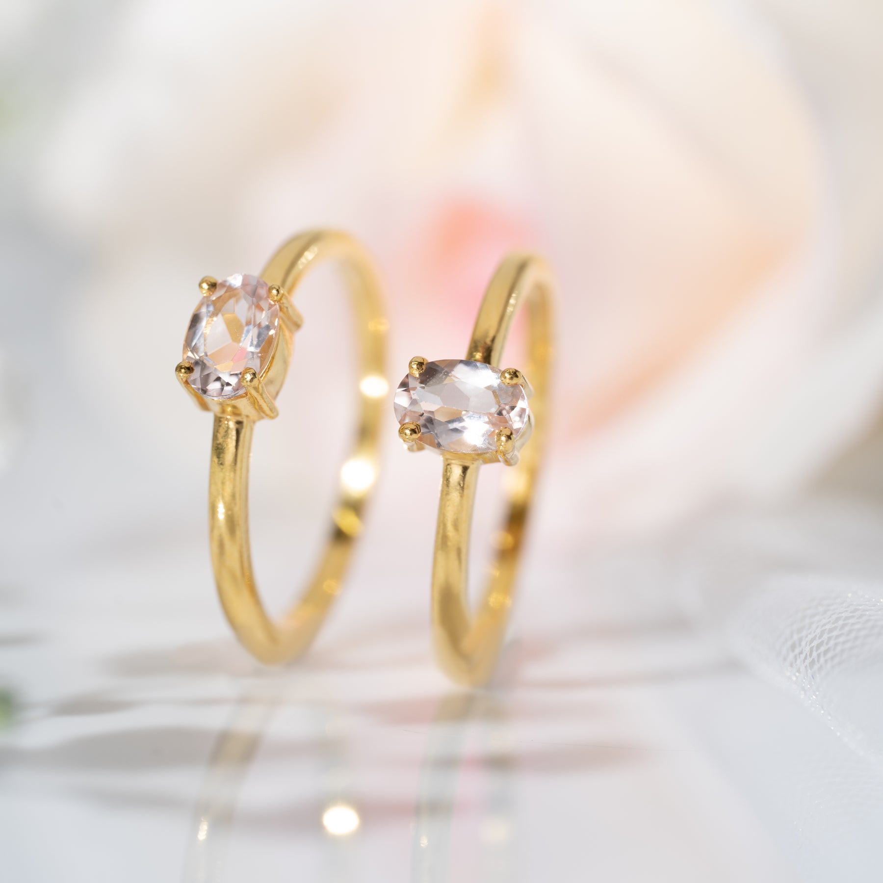 【モルガナイト】#MGNDP-Faceted Ring-Vertical