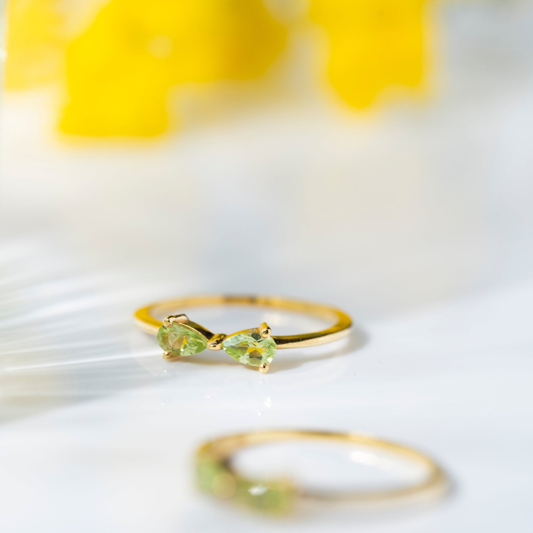 【ペリドット】DSPR-Design Ring Collection -Pure Ribbon
