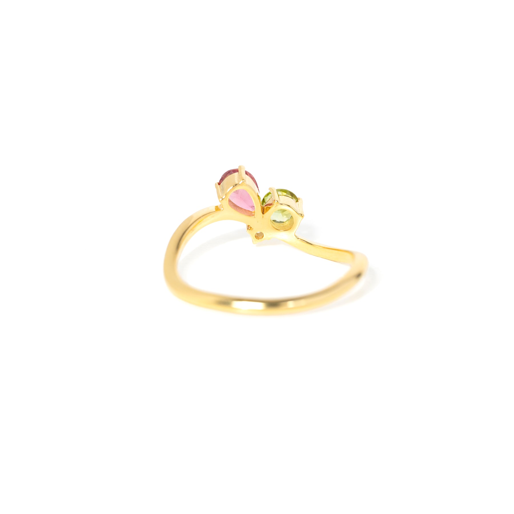 【ピンクトルマリン×ペリドット×ブルートパーズ】DSWZ-Design Ring Collection -Waltz
