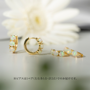 GPOPHC-エチオピアオパールフープピアス