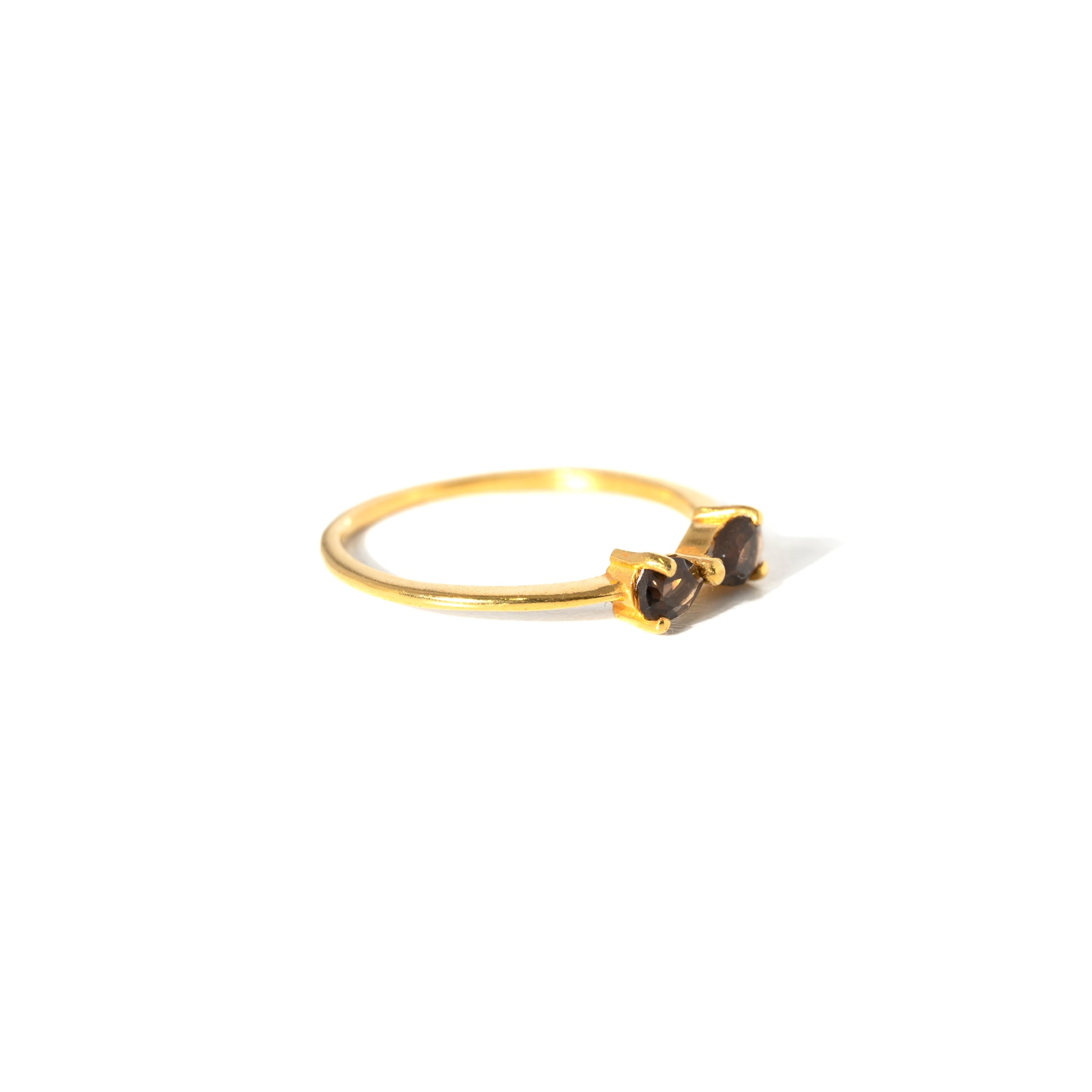 【スモーキークォーツ】DSPR-Design Ring Collection -Pure Ribbon