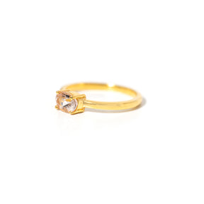 【モルガナイト】#MGNDP-Faceted Ring-Horizontal