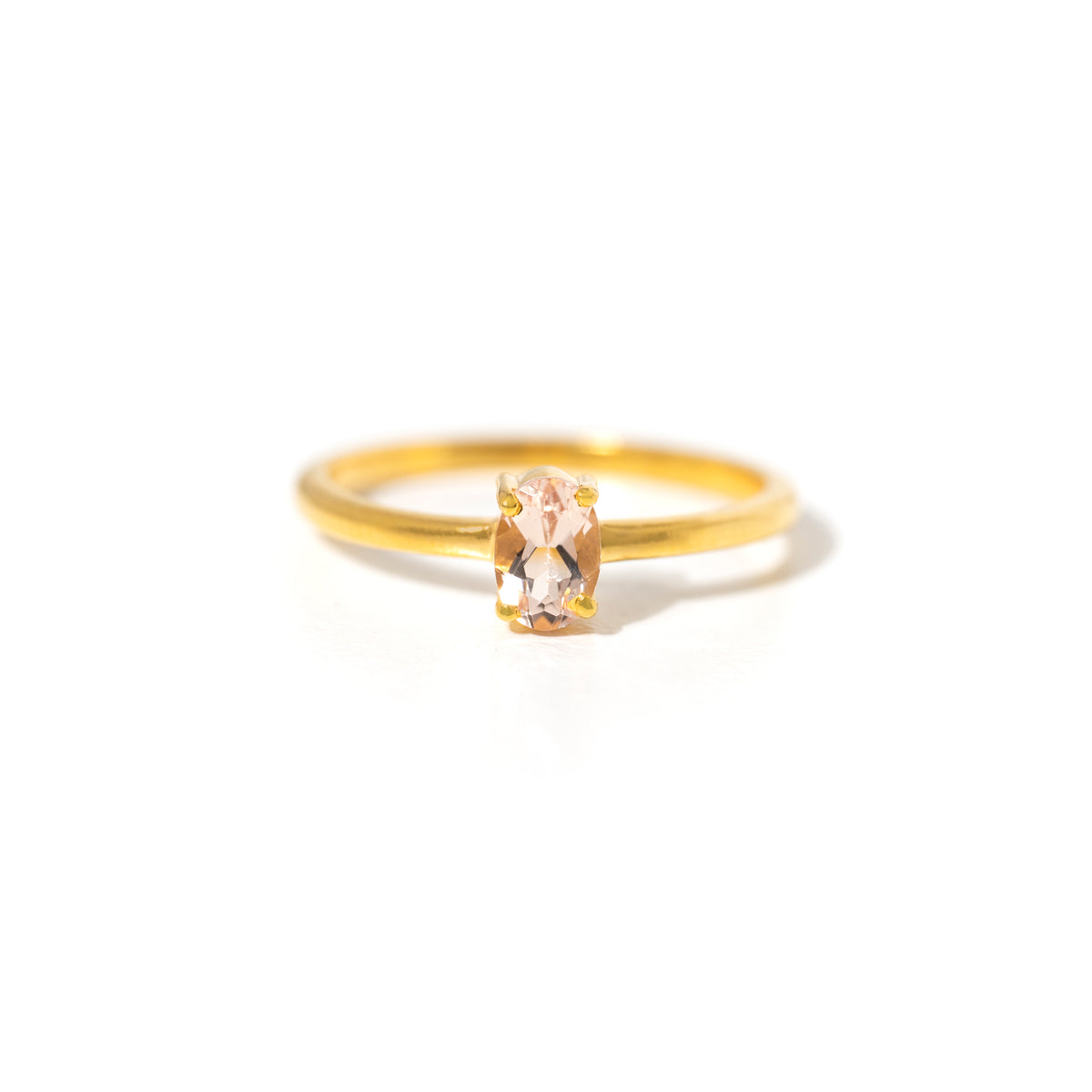 【モルガナイト】#MGNDP-Faceted Ring-Vertical