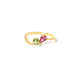 【ピンクトルマリン×ペリドット×ブルートパーズ】DSWZ-Design Ring Collection -Waltz