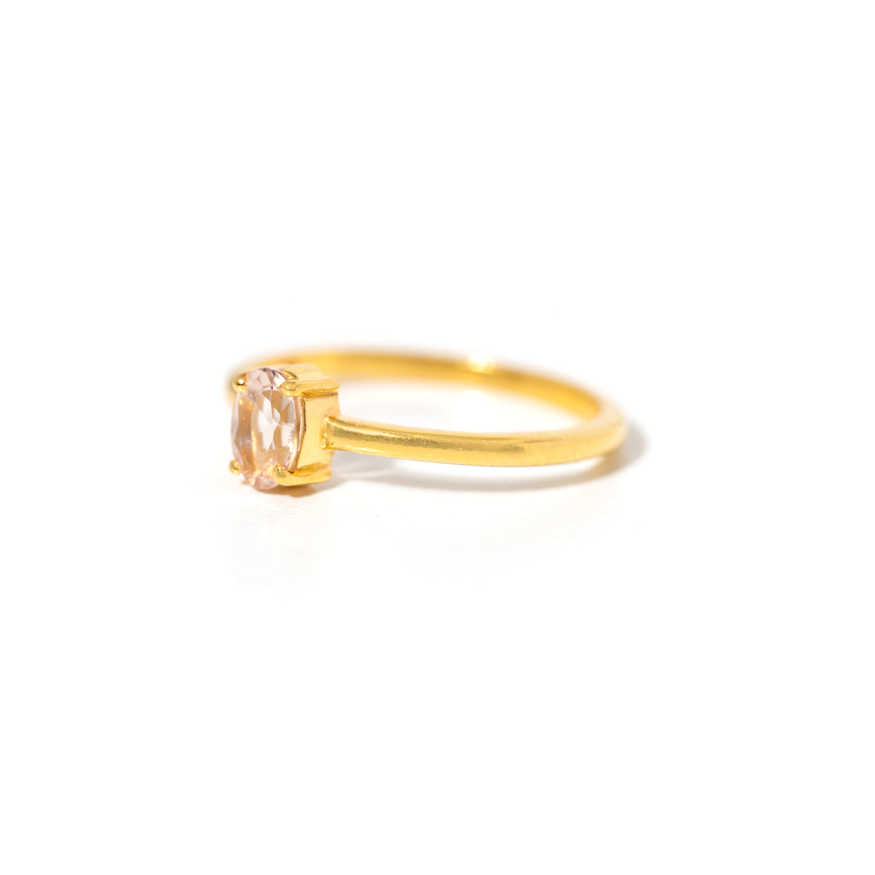 【モルガナイト】#MGNDP-Faceted Ring-Vertical