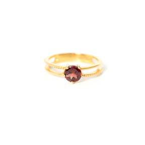 【ガーネット】DSMGGNT-Design Ring Collection -Midnight Glow -Garnet