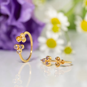 【アメジスト×シトリン】DSLA-Design Ring Collection -Lilas Aube