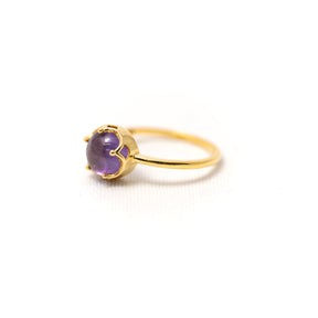 【アメジスト】FWAM-Flower Ring Collection -Amethyst