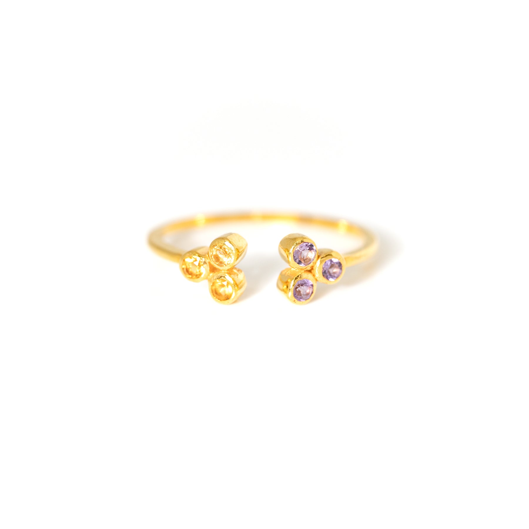 【アメジスト×シトリン】DSLA-Design Ring Collection -Lilas Aube