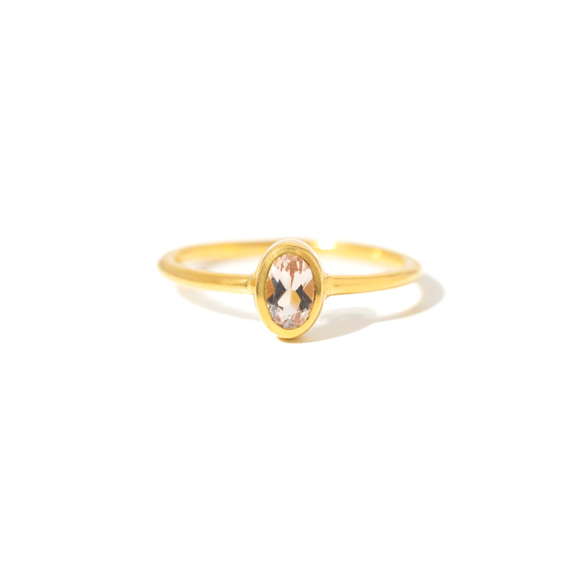 【モルガナイト】#MGND-Faceted Ring-Vertical