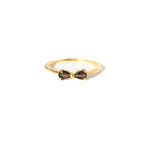 【スモーキークォーツ】DSPR-Design Ring Collection -Pure Ribbon