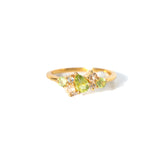 【ペリドット×シトリン×ブルートパーズ】DSWB-Design Ring Collection -若葉
